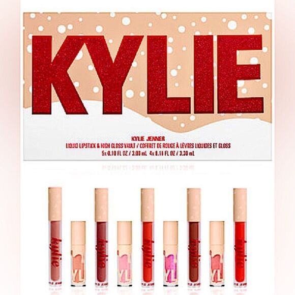 Kylie Cosmetics Holiday Collection Lipstick & Lipgloss Vault Full Collection - Picture 6 of 10